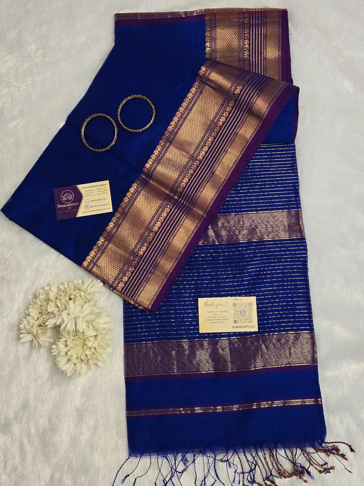 Plain with Broad Zari Border